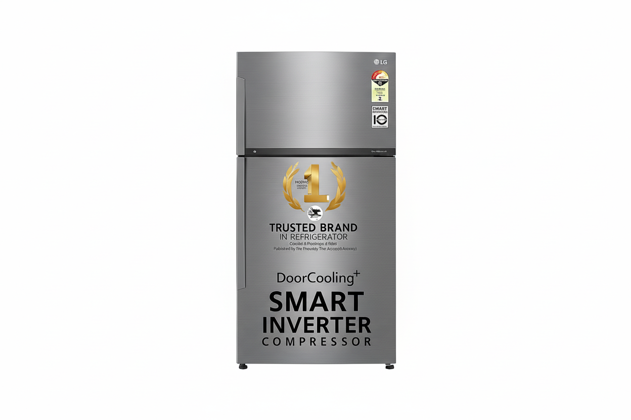 LG GR-H812HLHM 592 L Wi-Fi Double Door Refrigerator with Hygiene Fresh+ &amp; Door Cooling+ | Suraj Electronics Delhi NCR