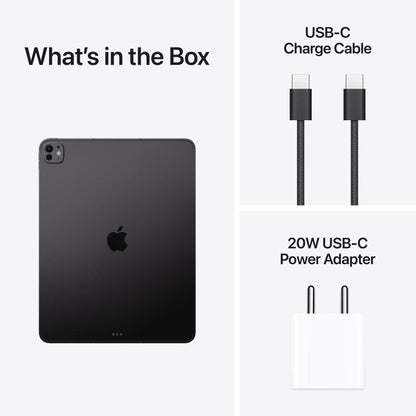 Apple iPad Pro M5 33.02 cm (13 inch) iPad Pro WiFi + Cellular Tablet with Standard Glass, 1 TB, Space Black, (2025), ME8D4HN/A