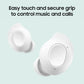 Samsung Galaxy Buds FE (White)| Powerful Active Noise Cancellation | Enriched Bass Sound | Ergonomic Design | 30-Hour Battery Life