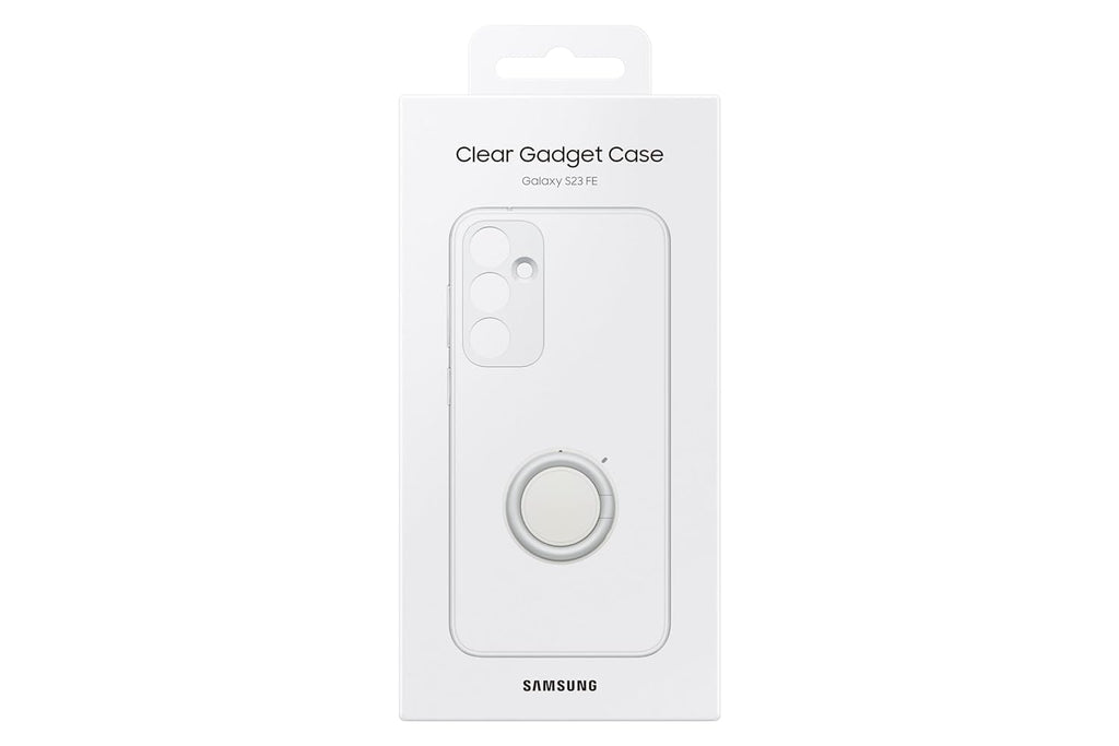 Samsung Galaxy S23 FE Clear Gadget Case (Transparent) | Kickstand + Grip | Suraj Electronics Delhi NCR