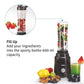 Glen SA 4047 Electric Blender (Black, 200W) | 600ml BPA-Free Bottle | One-Touch Blending | Suraj Electronics Delhi NCR