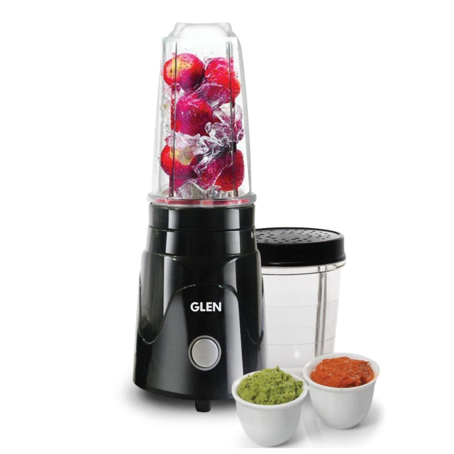 Glen SA 4048 Active Blender | 350W Compact Mixer Grinder | 2 Jars &amp; Blades | Smoothies, Chutneys, Masalas | Suraj Electronics Delhi NCR