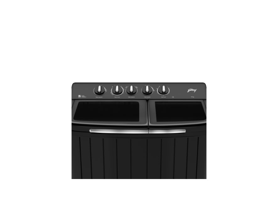 Godrej WS EDGE RIO 100 5.0 TB3 SLGR 10 Kg 5 star Semi-Automatic Top Loading Washing Machine ( Royal Gold, Toughened Glass Lids)