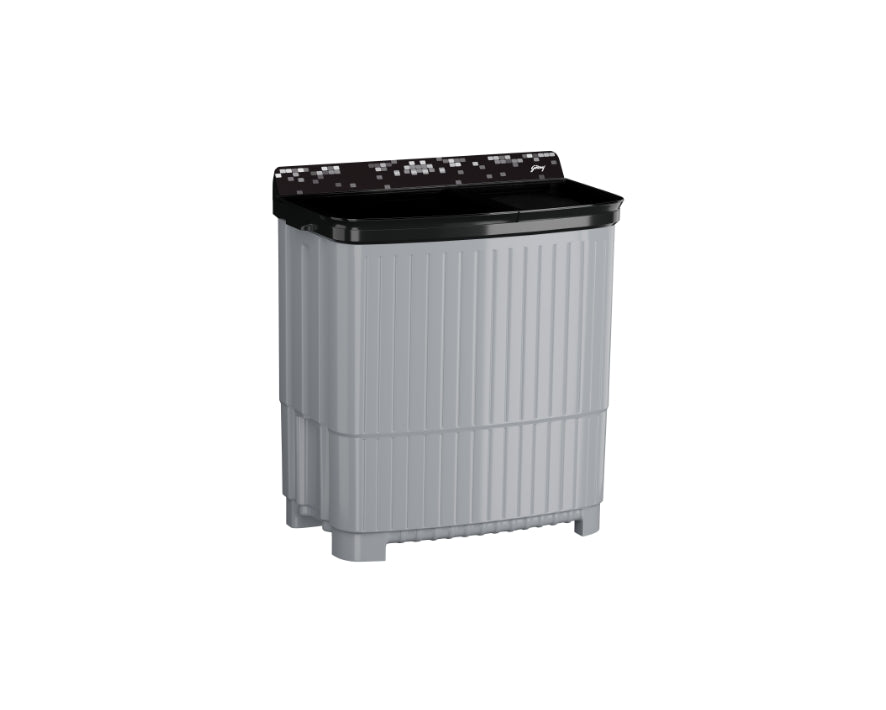Godrej WS EDGE UNO 100 5.0 TB4 MIGR 10 Kg 5 Star Semi-Automatic Top Load Washing Machine – Aqua Power Pulsator, Air Dry, 4 Wash Programs, Mist Grey