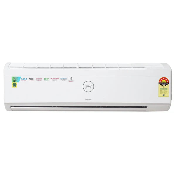 Godrej SIC 18ITC5-WYD 1.5 Ton 5 Star, 5-In-1 Convertible Cooling, Inverter Split AC,Anti-Dust Filter (Copper,  White)
