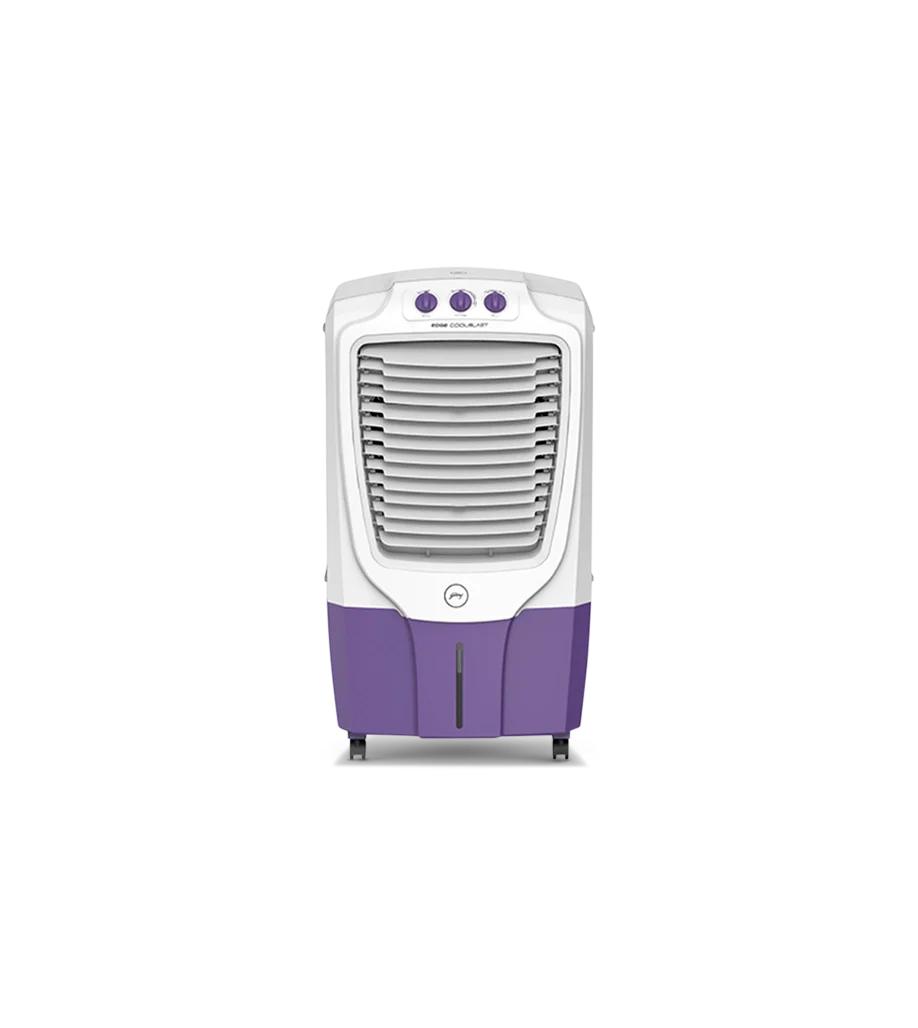 Godrej CL EDGE CBPD 107 RBFN5 PR 87 Litre Desert Air Cooler (Purple, Mechanical Control, 4-Way Air Deflection, 18-Inch Fan, Inverter Compatible)