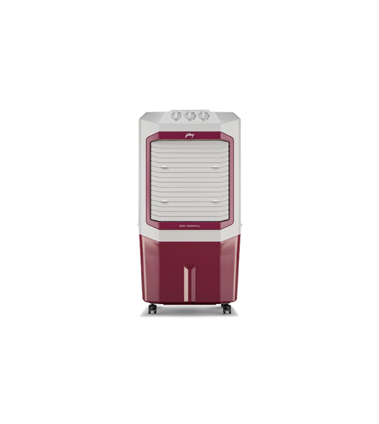 Godrej CL EDGE SCPD 95 DBFN4 WNRD 75L Desert Air Cooler – 5-Blade Fan, Antibacterial Honeycomb Pads, UV-Protected Body, Inverter Compatible (Wine Red)
