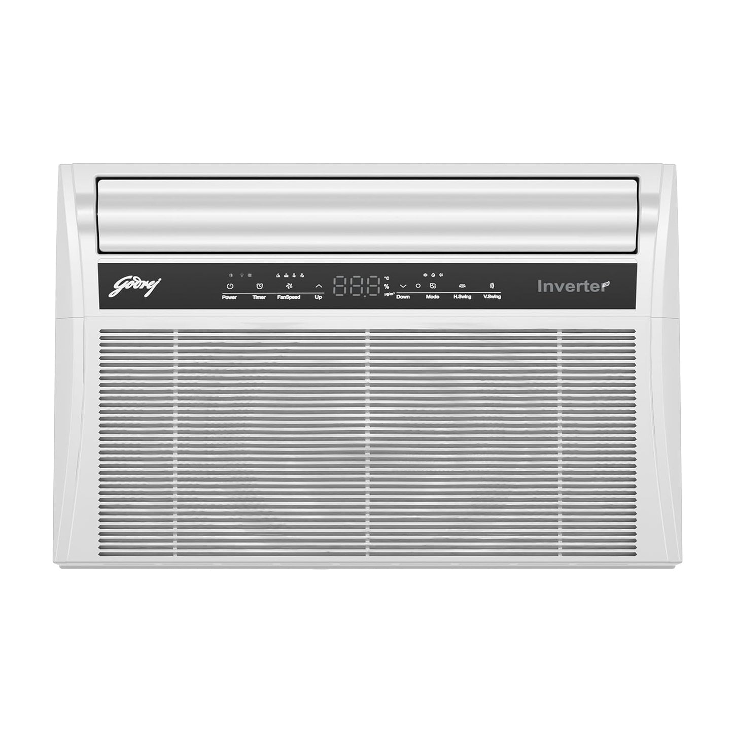Godrej WIC 18XTC5 WYA 1.5 Ton 5 Star Inverter Window AC | 5-in-1 Convertible Cooling | Copper Condenser | Pure Air Filter | 2025 Model | White | Made in India