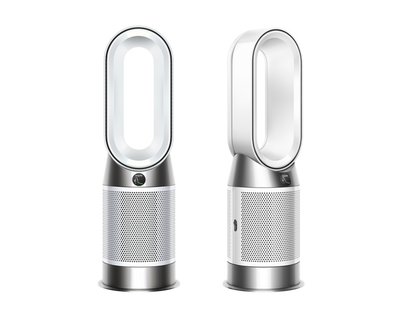 Dyson HP10 Hot+Cool Gen1 Air Purifier – HEPA H13 Filter, 99.95% Filtration, Heating & Cooling, 350° Oscillation, Real-Time Air Monitoring (White/Silver)