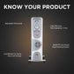 Hindware Salome 09 Fin Oil Filled Room Heater 2400W | OFR Heater with Overheat Protection | Suraj Electronics Delhi NCR