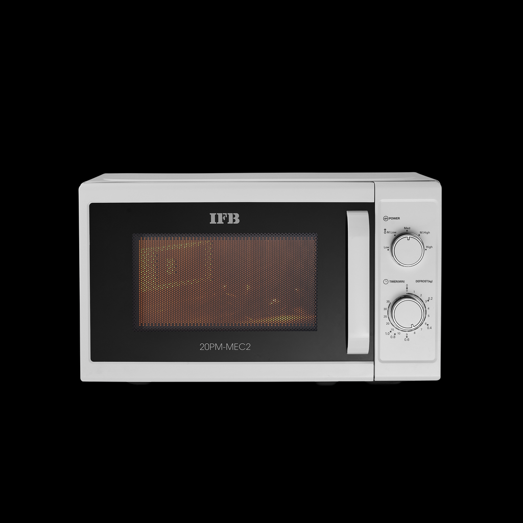 IFB 20PM-MEC2 20 L Solo Microwave Oven (White) with Auto Defrost, 5 Power Levels & Stainless Steel Cavity