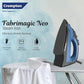 Crompton Fabrimagic Neo 1200 W Steam Iron with 180 ml water tank, Upto 15g /min Steam Output with Vertical Steaming and Non-Stick Soleplate (Blue), 6 Fabric Settings