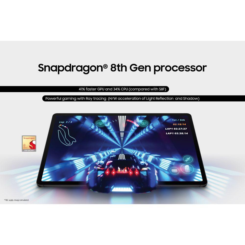 Samsung Galaxy Tab S9 27.81 cm (11 inch) Dynamic AMOLED 2X Display, RAM 12 GB, ROM 256 GB Expandable, S Pen in-Box, Wi-Fi + 5G Tablet, Grey