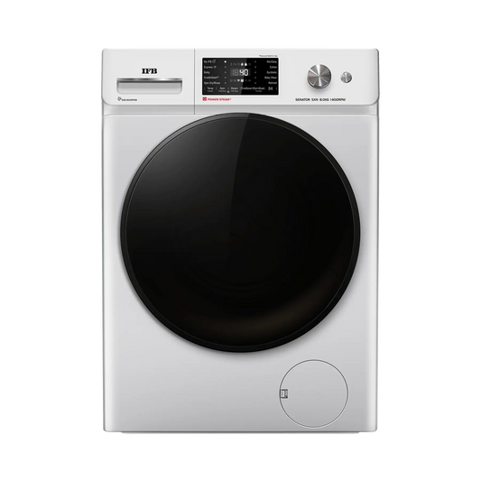 IFB Senator SXN 8014K 8 Kg 5 Star with 9 Swirl Wash, AI Powered, Wi-Fi, Fully Automatic Front Load Washing Machine (Silver)