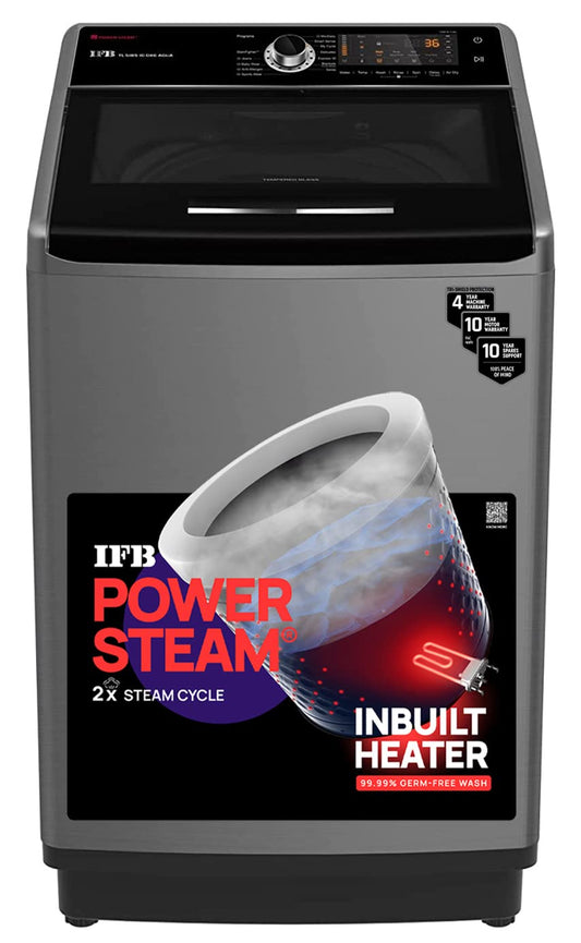 IFB TL-SIBS 10 Kg Aqua 5 Star Top Load Washing Machine | Power Dual Steam | Built-in Heater | Suraj Electronics Delhi NCR