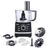 Inalsa Easy Prep 800W Food Processor with 1.4L Bowl, Atta Kneader, Chopper, Whisker & 7 Accessories – Black