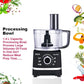 Inalsa Easy Prep 800W Food Processor with 1.4L Bowl, Atta Kneader, Chopper, Whisker & 7 Accessories – Black