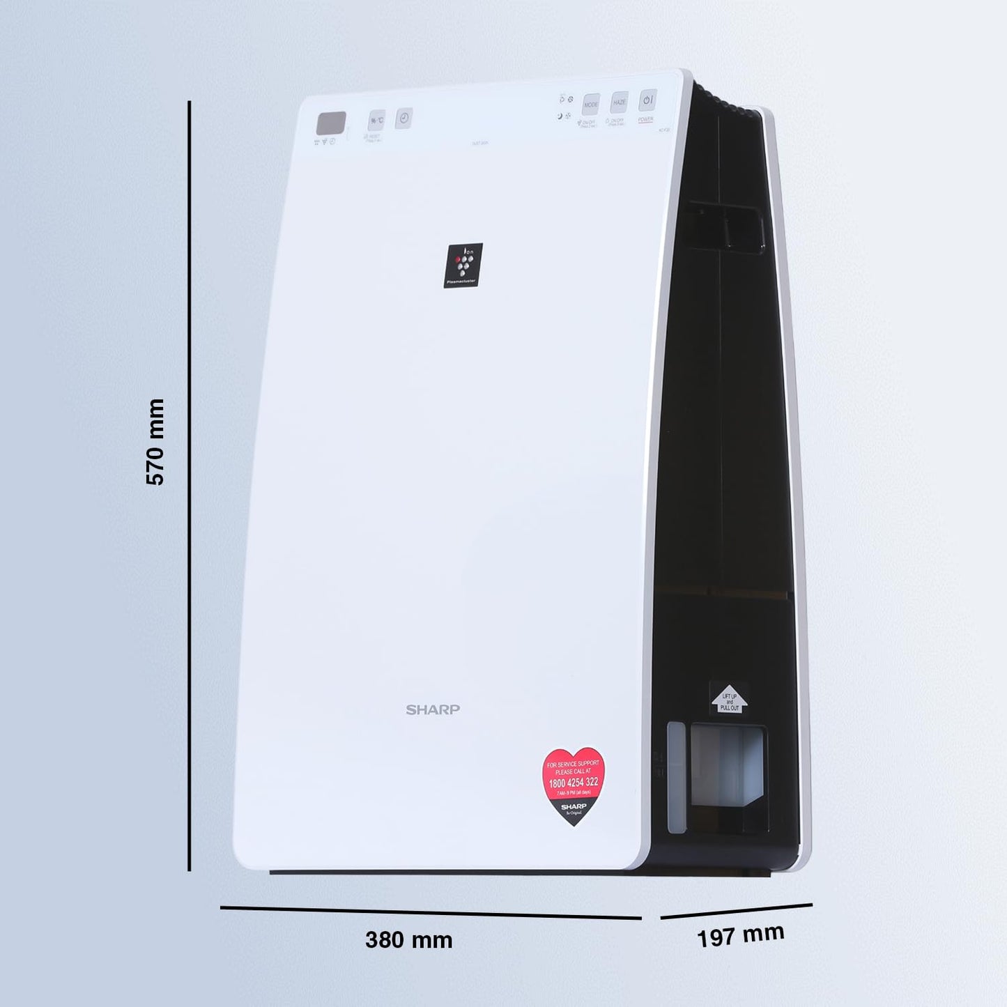 Sharp KC-F30E-W Plasmacluster Air Purifier with Humidifier (226 Sq. Ft.) – True HEPA | Buy Online Delhi NCR | Suraj Electronics