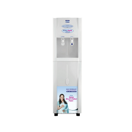 KENT Perk RO Water Dispenser with Chiller | 40 LPH RO+UF+TDS Control | 20L Storage | Chilled & Normal Water | Floor Standing