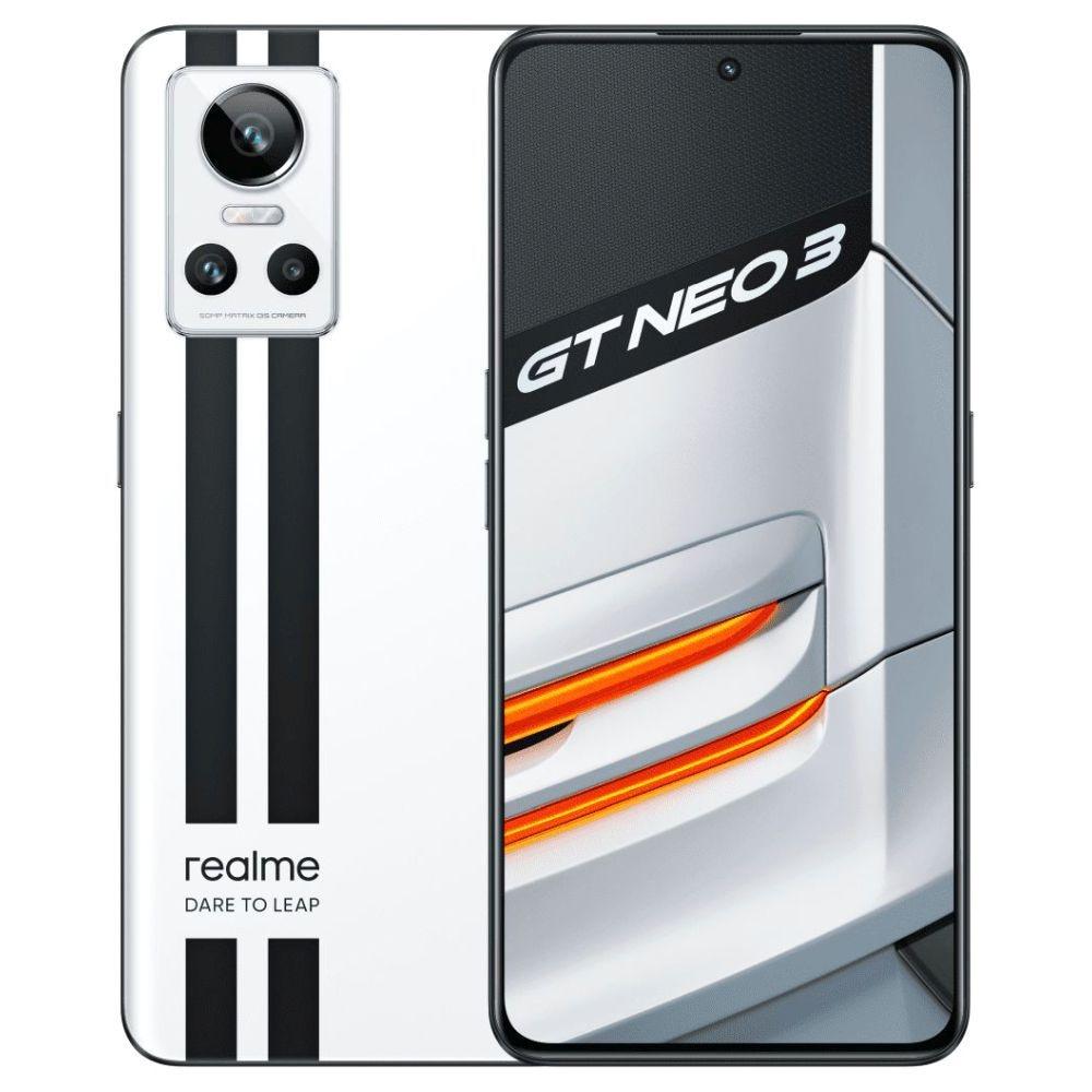 Realme GT Neo 3 5G 128GB, 8 GB RAM, Sprint White, Mobile Phone