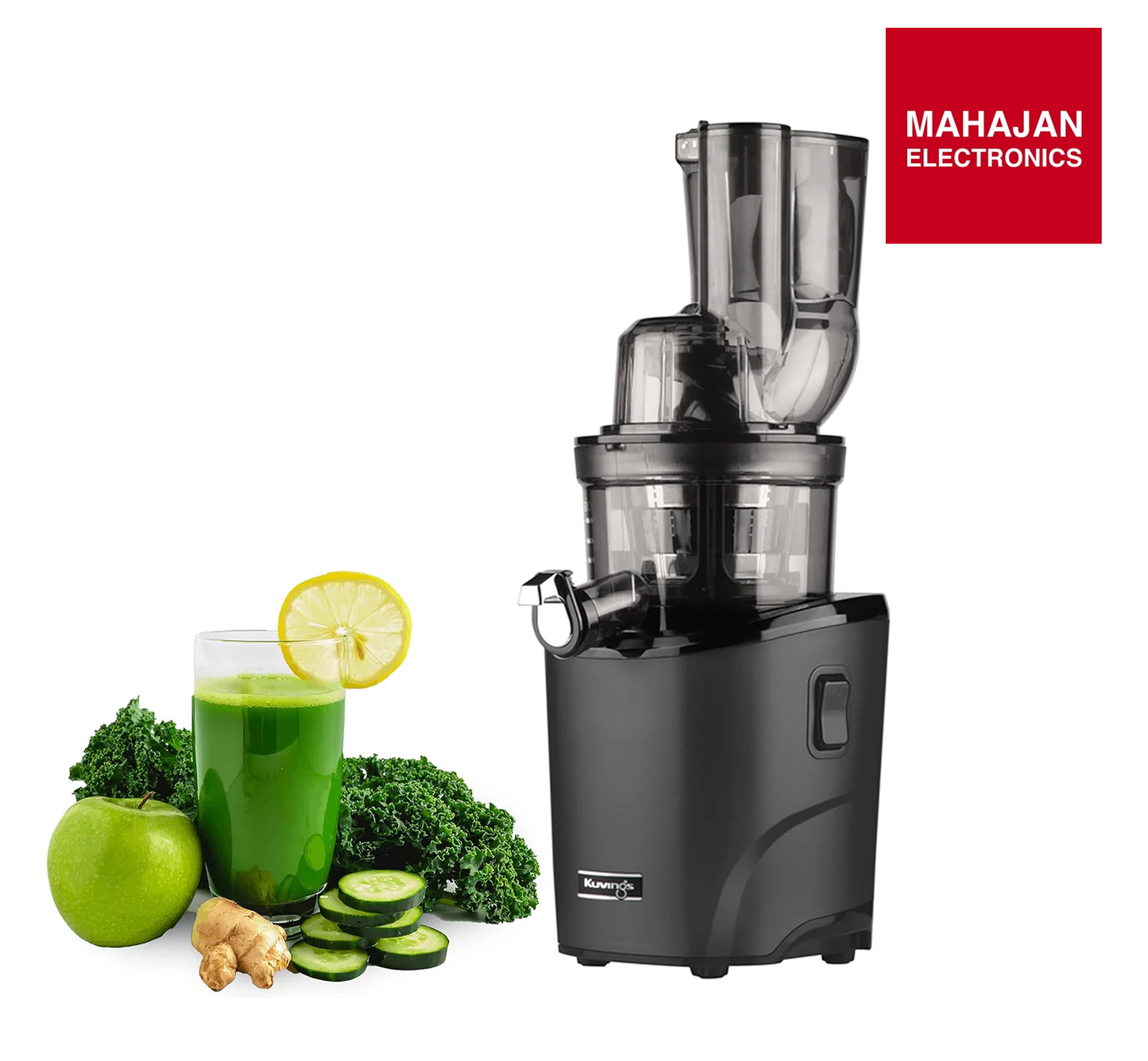 Kuvings REVO830 Black Luxury Cold Press Juicer | 12 Yr Warranty | Suraj Electronics