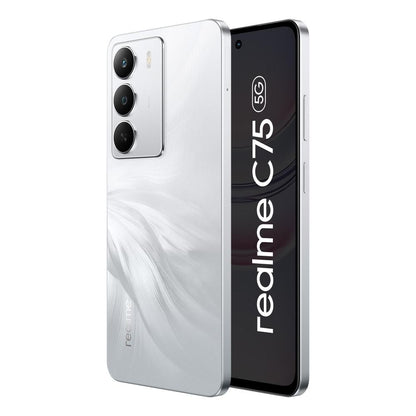Realme C75 5G 128 GB, 4 GB RAM, White, Mobile Phone