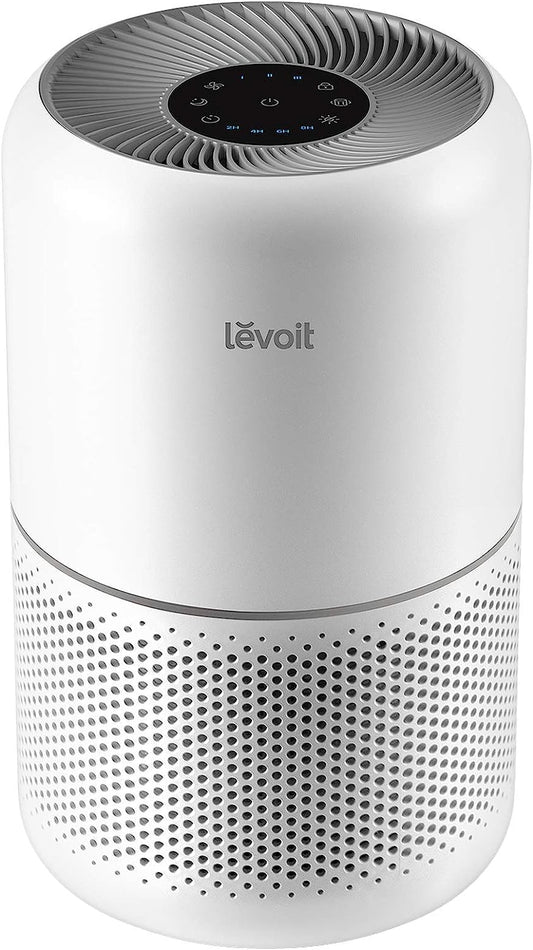 LEVOIT Core 300 Air Purifier for Home Allergies, Pets & Smokers | H13 True HEPA Filter | 24dB Silent Operation | 99.97% Dust, Smoke & Pollen Removal | 2-Year Warranty | White (American Brand)