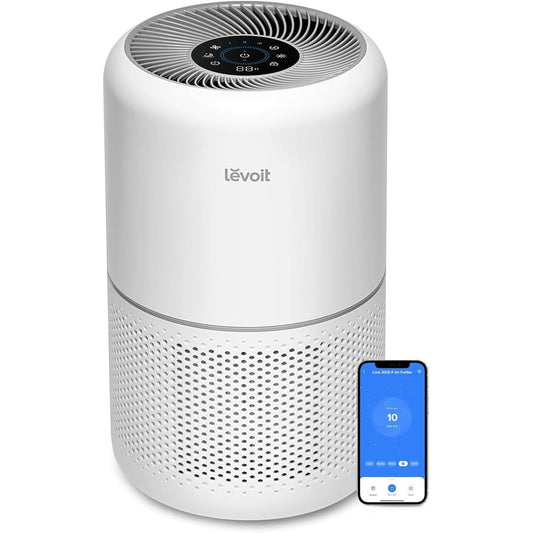 LEVOIT Core 300S Smart Air Purifier | HEPA H13 | 99.97% Virus &amp; PM0.1 Removal | Alexa Compatible | 2-Year Warranty (American Brand)