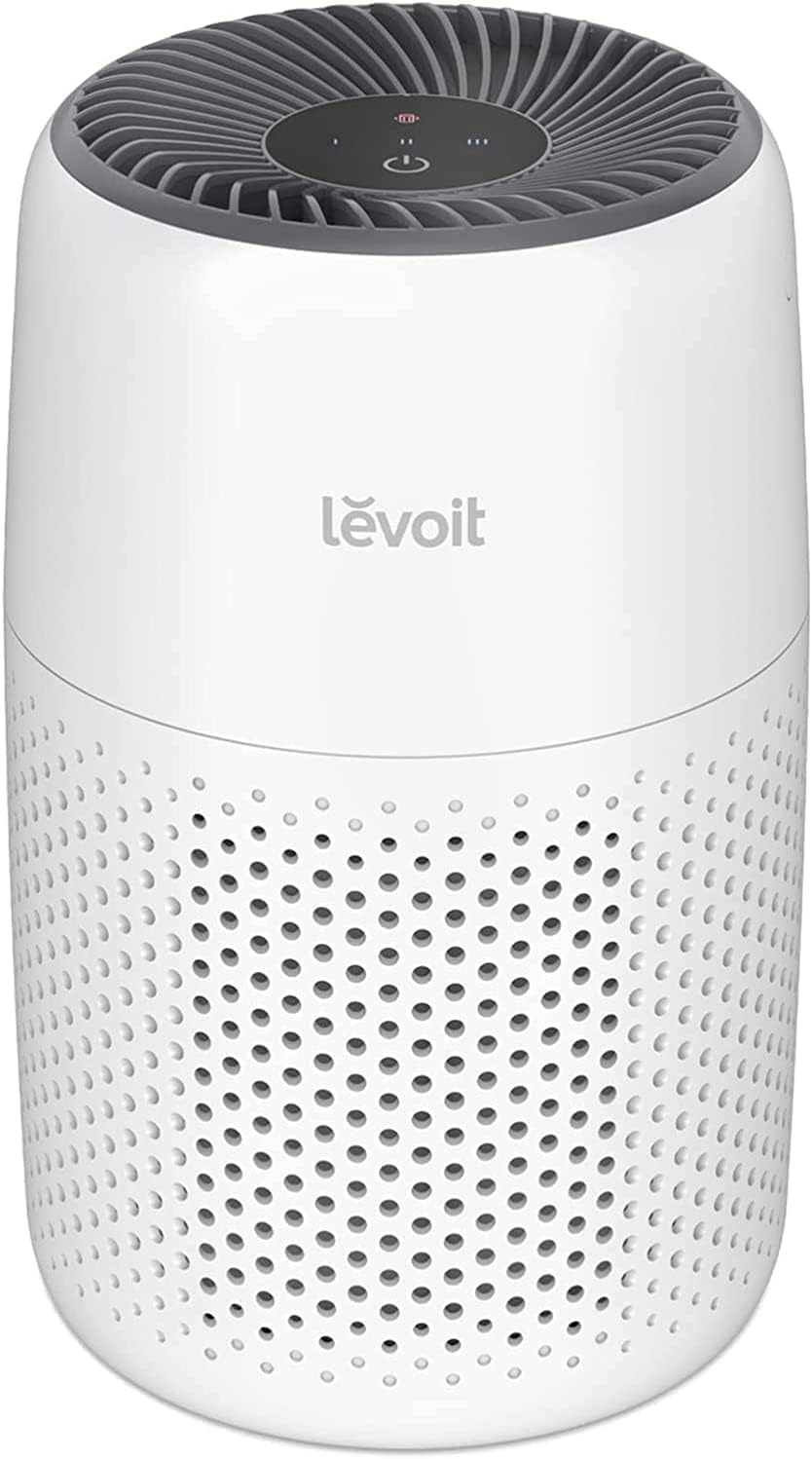 LEVOIT Core Mini Air Purifier | 183 Sq. Ft Coverage | H13 True HEPA Filter | 99.97% Dust, Smoke &amp; Pollen Removal | American Brand