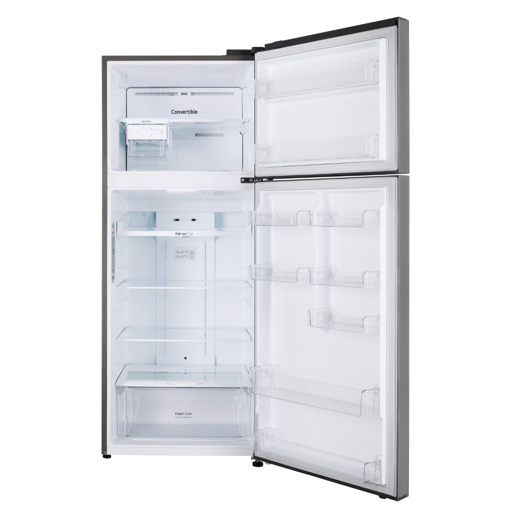 LG GL-T502CPZR 446L Frost Free Double Door Refrigerator | Convertible | Smart Inverter Compressor | Door Cooling+ | Shiny Steel