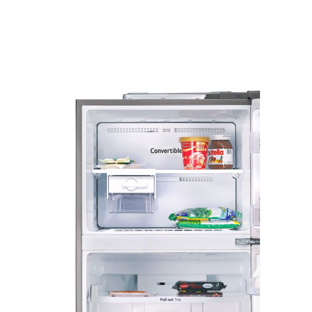 LG GL-T502CPZR 446L Frost Free Double Door Refrigerator | Convertible | Smart Inverter Compressor | Door Cooling+ | Shiny Steel