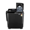 LG P115ASLAZ 11.5 kg Semi Automatic Top Load Washing Machine, Roller Jet Pulsator + Soak, Black