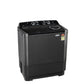 LG P115ASLAZ 11.5 kg Semi Automatic Top Load Washing Machine, Roller Jet Pulsator + Soak, Black