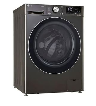 LG 11 Kg FHP1411Z9B 5 Star Inverter Wi-Fi Fully-Automatic Front Load Washing Machine with In-Built Heater (FHP1411Z9B, Black VCM, AI DD Technology, 1400 RPM & Steam+)