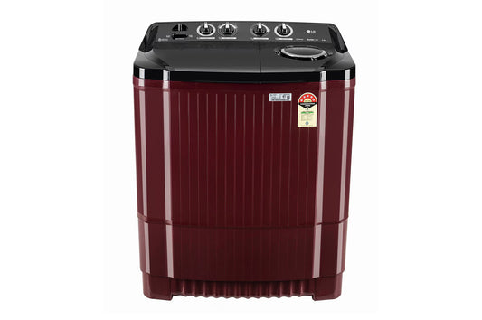 LG P8535SDAZ 8.5 Kg 5 Star Semi-Automatic Top Load Washing Machine | Roller Jet Pulsator + Soak | Wind Jet Dry | Rat Away Technology | Suraj Electronics Delhi NCR