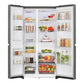 LG GL-B257JDS3 650 L 3 Star Side-by-Side Inverter Refrigerator | Convertible Freezer | Smart Diagnosis | Multi Air Flow | Auto Smart Connect | Dazzle Steel