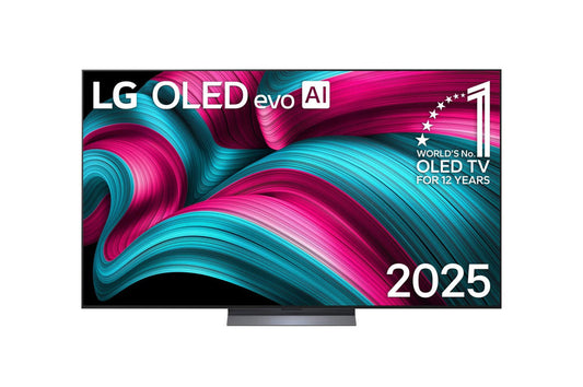 LG OLED77C56LA 77 Inch 4K OLED evo Smart TV | α9 AI Processor Gen8 | Dolby Vision & Atmos | 144Hz VRR | WebOS 25 | AI Picture Pro | 3-Year Warranty