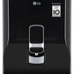LG WW132NF RO Water Purifier | 8L Storage Airtight Stainless Steel Tank | Multi Stage Filtration | Wall Mount | Suitable for all Water Sources,  Black