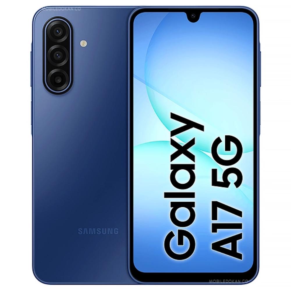 Samsung Galaxy A17 5G 256 GB, 8 GB RAM, Blue, Mobile Phone (Without Travel Adaptor)