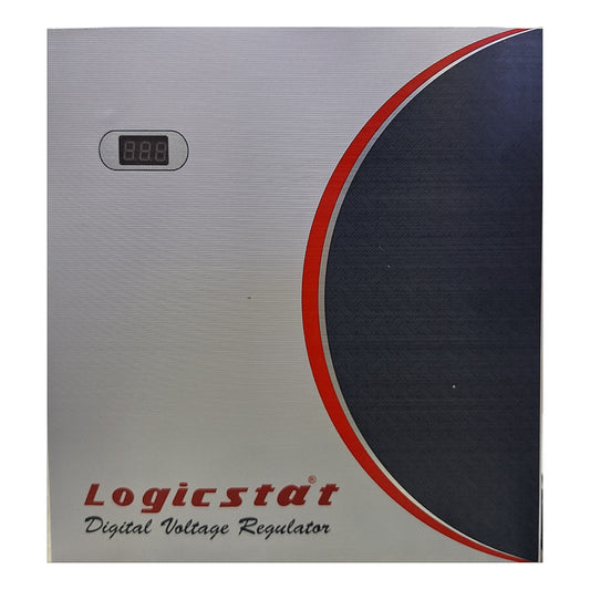 Logicstat 5 KVA Voltage Stabilizer for AC up to 2 Ton | 145V–280V Input | Copper Wound | Digital Display | Microcontroller Technology | HLC Protection | 2-Year On-Site Warranty