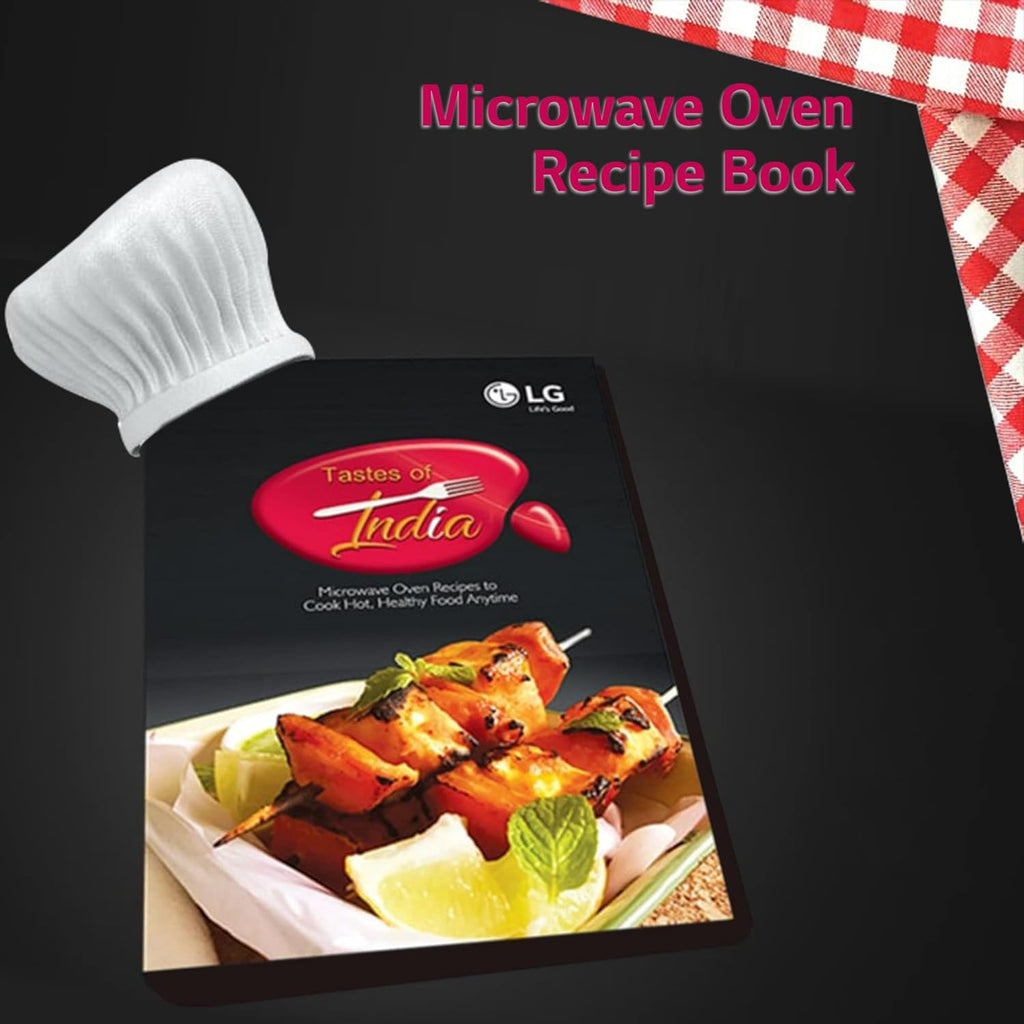 LG MC2846BG 28 L Convection Microwave Oven | 251 Auto Cook Menus | Quartz Heater | Health Plus Menu | Stainless Steel Cavity | Black