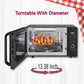 LG MC3286BLU 32 L Convection Microwave Oven | Diet Fry | Motorized Rotisserie | 301 Auto Cook Menus | Indian Roti Basket | Steel Black
