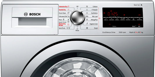 Bosch Series 6 washer dryer 8/5 kg 1500 rpm — WVG3046SIN — alternate view