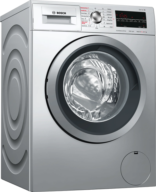 Bosch Series 6 washer dryer 8/5 kg 1500 rpm — WVG3046SIN — product view