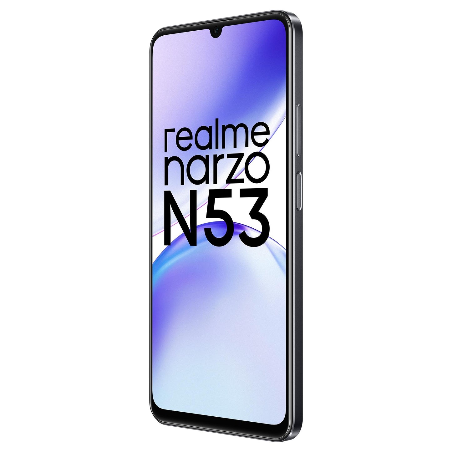 Realme Narzo N53 128 GB, 6 GB RAM, Feather Black, Mobile Phone