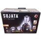 Sujata MG-01 1000W Mixer Grinder with 3 Jars, 90 Mins Continuous Operation, 22,000 RPM & Double Ball Bearing Motor – Black | Suraj Electronics