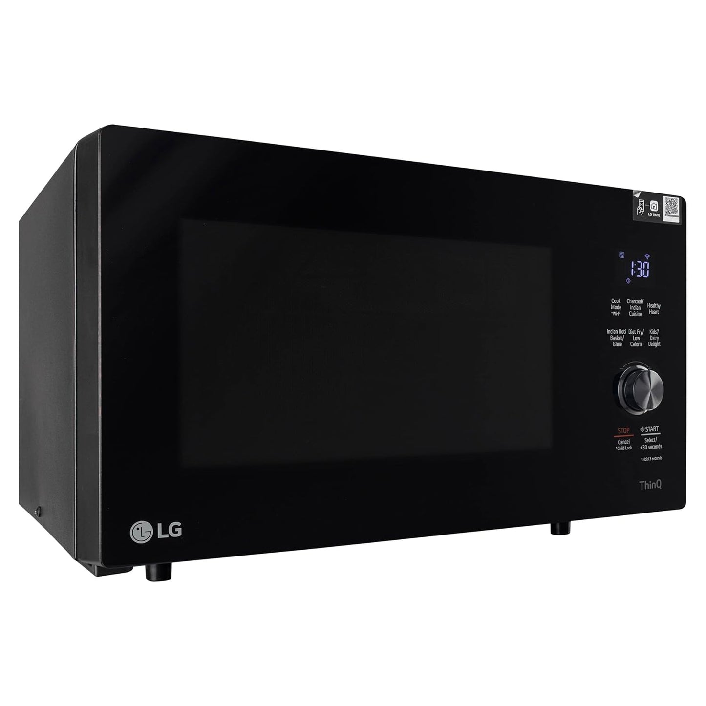 LG MJEN286UFW 28L Charcoal Convection Wi-Fi Microwave Oven | Diet Fry™, Roti Basket, Healthy Heart Recipes | Suraj Electronics Delhi NCR