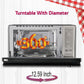 LG MJEN326SFW 32 L Wi-Fi Enabled Charcoal Convection Microwave Oven | Scan to Cook | Healthy Heart Recipes | Diet Fry | Motorised Rotisserie | Black