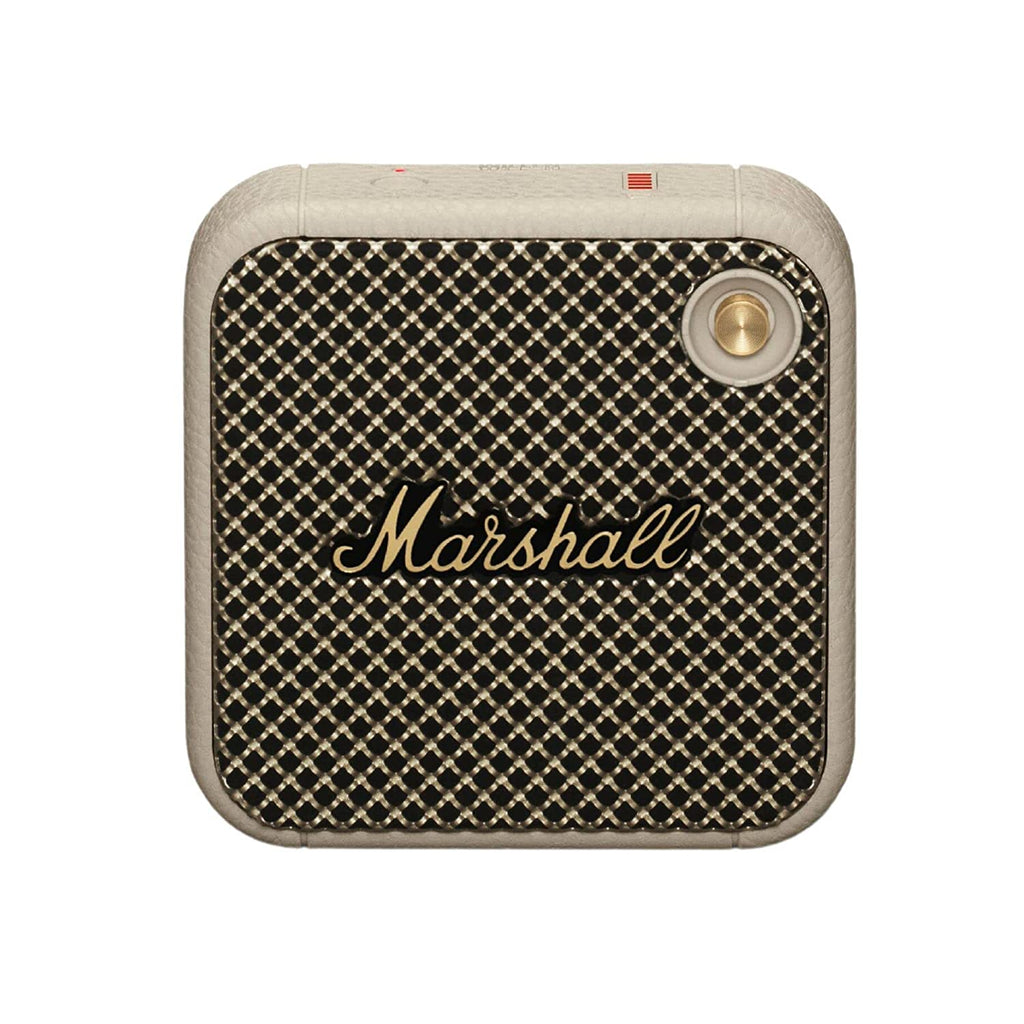 Marshall Willen Portable Bluetooth Speaker – Cream | 15+ Hours Playtime | IP67 Waterproof | Stack Mode | Built-in Mic
