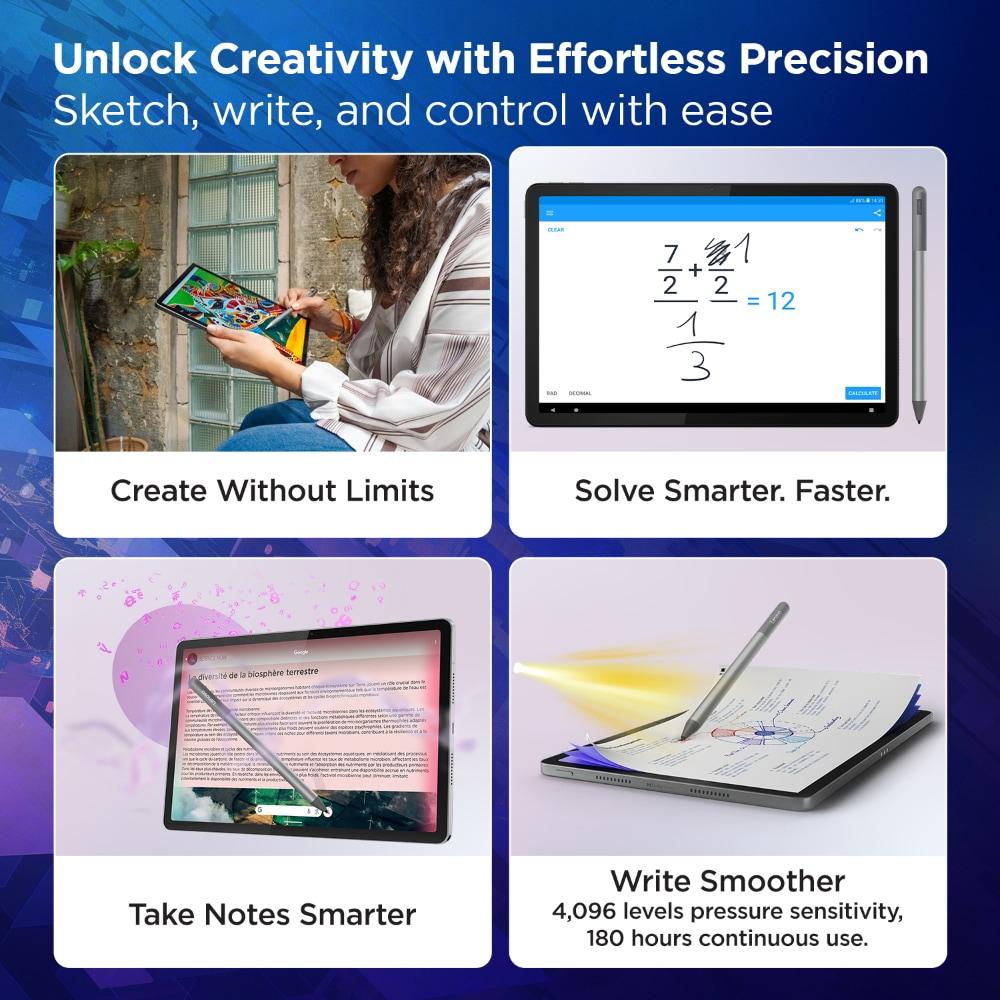 Lenovo Idea Tab 27.94 cm (11 inch) WiFi Tablet with Pen, 256 GB, 8 GB RAM, Grey, ZAFR0897IN